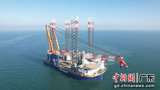 全球最大最新一代海上风电安装船BOREAS。 中集供图